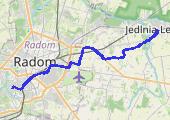 Trasa z dnia 2018-08-27 07:48 - mapa trasy gps - rower szosowy