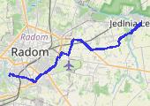 Trasa z dnia 2018-08-27 17:23 - mapa trasy gps - rower szosowy