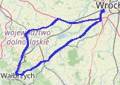 Trasa z dnia 2018-08-27 19:05 - mapa trasy gps - samochód