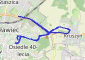 Trasa z dnia 2018-08-29 19:27 - mapa trasy gps - bieganie
