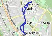 spacer - mapa trasy gps - spacer