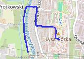 schłodzenie - mapa trasy gps - spacer