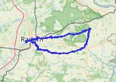 Policzna, Zwoleń 2018-09-02 19:13 - mapa trasy gps - rower górski