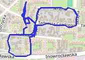 Trasa z dnia 2013-07-12 05:38 - mapa trasy gps - marsz