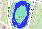 Trasa z dnia 2018-09-03 19:18 - mapa trasy gps - bieganie
