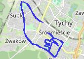 Trasa z dnia 2018-09-09 21:41 - mapa trasy gps - bieganie