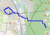 Trasa z dnia 2018-09-10 20:00 - mapa trasy gps - rower szosowy