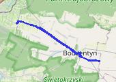 Trasa z dnia 2013-07-13 09:37 - mapa trasy gps - samochód