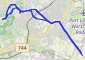 Trasa z dnia 2018-09-10 22:55 - mapa trasy gps - rower górski
