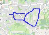 Trasa z dnia 2018-09-13 21:21 - mapa trasy gps - bieganie