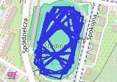 Trasa z dnia 2018-09-18 19:44 - mapa trasy gps - bieganie