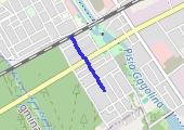 Bieg - mapa trasy gps - marsz