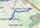 Trasa z dnia 2018-09-21 05:56 - mapa trasy gps - marsz