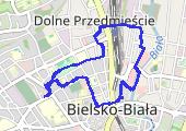 2018-09-22_Marsz_Bielsko - mapa trasy gps - marsz