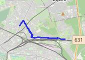 Trasa z dnia 2018-09-23 09:52 - mapa trasy gps - nordic walking