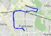 Trasa z dnia 2018-09-25 20:08 - mapa trasy gps - bieganie