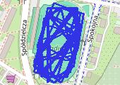 Trasa z dnia 2018-09-26 19:12 - mapa trasy gps - bieganie