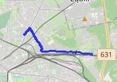 Trasa z dnia 2018-09-30 10:43 - mapa trasy gps - nordic walking