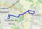 Trasa z dnia 2018-10-04 18:41 - mapa trasy gps - bieganie