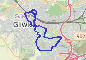 Piątek - mapa trasy gps - rower trekkingowy