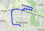 Trasa z dnia 2018-10-10 19:53 - mapa trasy gps - bieganie