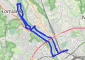 Trasa z dnia 2018-10-14 17:29 - mapa trasy gps - rower trekkingowy