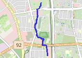 Trasa z dnia 2018-10-18 09:57 - mapa trasy gps - rower trekkingowy