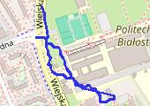 Trasa z dnia 2018-10-19 17:09 - mapa trasy gps - spacer