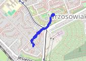 Trasa z dnia 2018-10-24 20:32 - mapa trasy gps - marsz