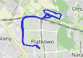 Trasa z dnia 2018-10-28 18:16 - mapa trasy gps - bieganie