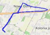 Trasa z dnia 2018-10-29 19:25 - mapa trasy gps - bieganie