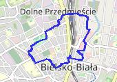 2018-10-29_Marsz_Bielsko - mapa trasy gps - marsz