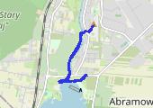 podbiegi 8 x 100m - mapa trasy gps - bieganie