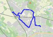 Trasa z dnia 2018-11-01 10:43 - mapa trasy gps - rower szosowy