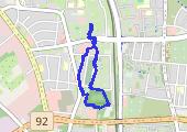Trasa z dnia 2018-11-01 16:16 - mapa trasy gps - marsz