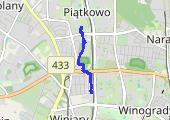 Trasa z dnia 2018-11-05 17:45 - mapa trasy gps - marsz