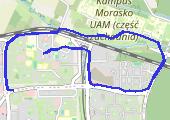 Trasa z dnia 2018-11-06 12:25 - mapa trasy gps - bieganie