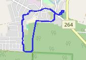 Trasa z dnia 2018-03-18 19:11 - mapa trasy gps - marsz