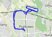 Trasa z dnia 2018-11-07 19:28 - mapa trasy gps - bieganie