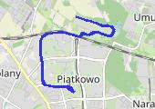 Trasa z dnia 2018-11-09 19:44 - mapa trasy gps - bieganie