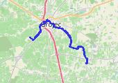 Trasa z dnia 2018-11-12 17:25 - mapa trasy gps - narty biegowe