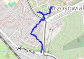 Trasa z dnia 2018-11-14 16:50 - mapa trasy gps - marsz