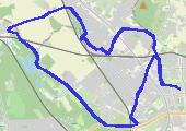Trasa z dnia 2018-11-18 11:36 - mapa trasy gps - rower trekkingowy