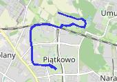 Trasa z dnia 2018-11-18 20:51 - mapa trasy gps - bieganie