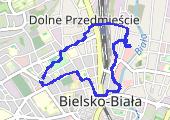 2018-11-03_Marsz_Bielsko - mapa trasy gps - marsz