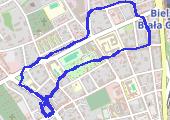 2018-11-07a_Marsz_Bielsko - mapa trasy gps - marsz