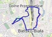 2018-11-13_Marsz_Bielsko - mapa trasy gps - marsz