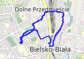 2018-11-19_Marsz_Bielsko - mapa trasy gps - marsz