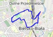 2018-11-20_Marsz_Bielsko - mapa trasy gps - marsz