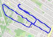 Trasa z dnia 2018-11-19 20:54 - mapa trasy gps - spacer